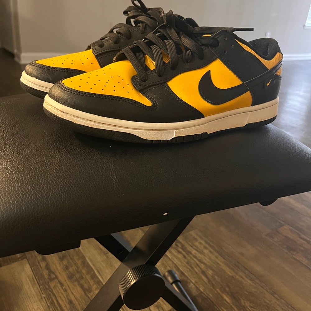 Black and Yellow Sneakers